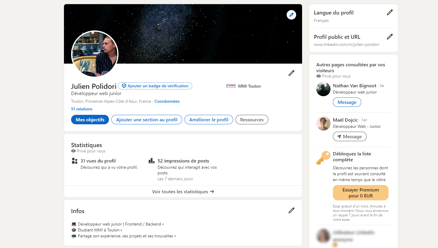 Bannière du projet Présence en ligne